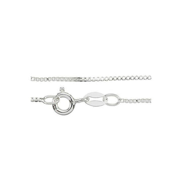 1.6MM Box Chain .925 Solid Sterling Silver Sizes 16"-30" Inch